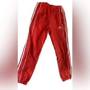 Adidas Red Nylon Trackpant S (men’s)